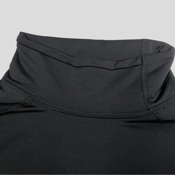 Nike Long Sleeve Active Turtleneck Thumb Holes FitDry Black Size Medium - Picture 4 of 12